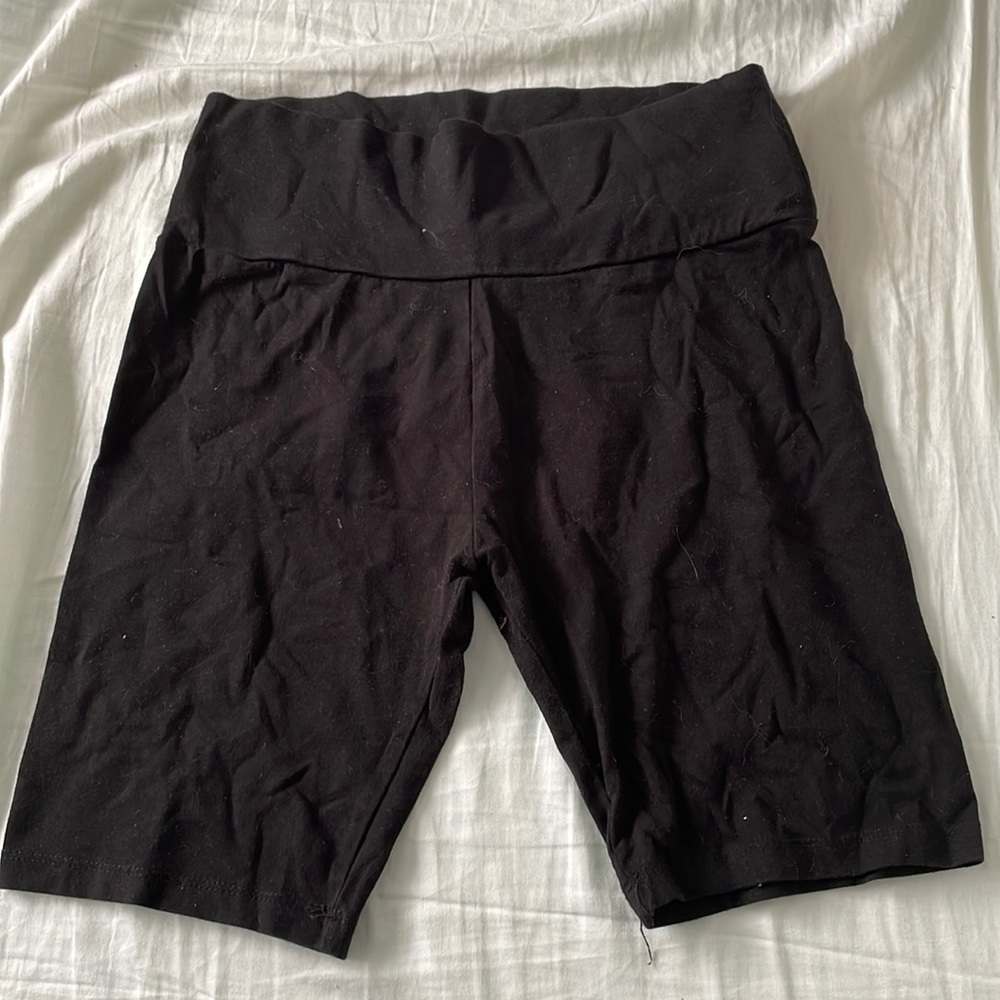 Black biker shorts